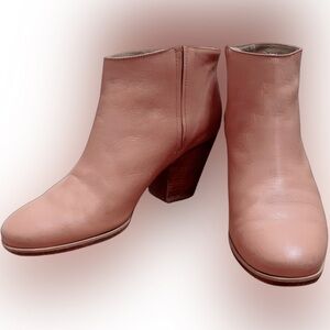 Rachel Comey Blush Leather Ankle Boots US 10